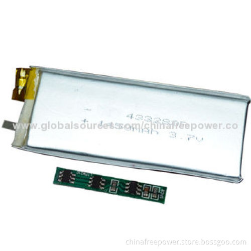 1450mAh Lithium Polymer Battery, Safe and Thin